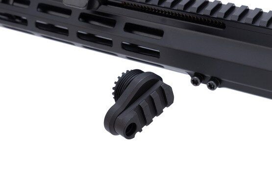 Foxtrot Mike Products AR15 bufferless upper comes with a pic rail for stocks